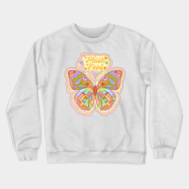 Phish Food - Phish 70s Butterfly Crewneck Sweatshirt by Deardarling